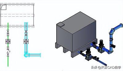 天正暖通管路如何自动连接