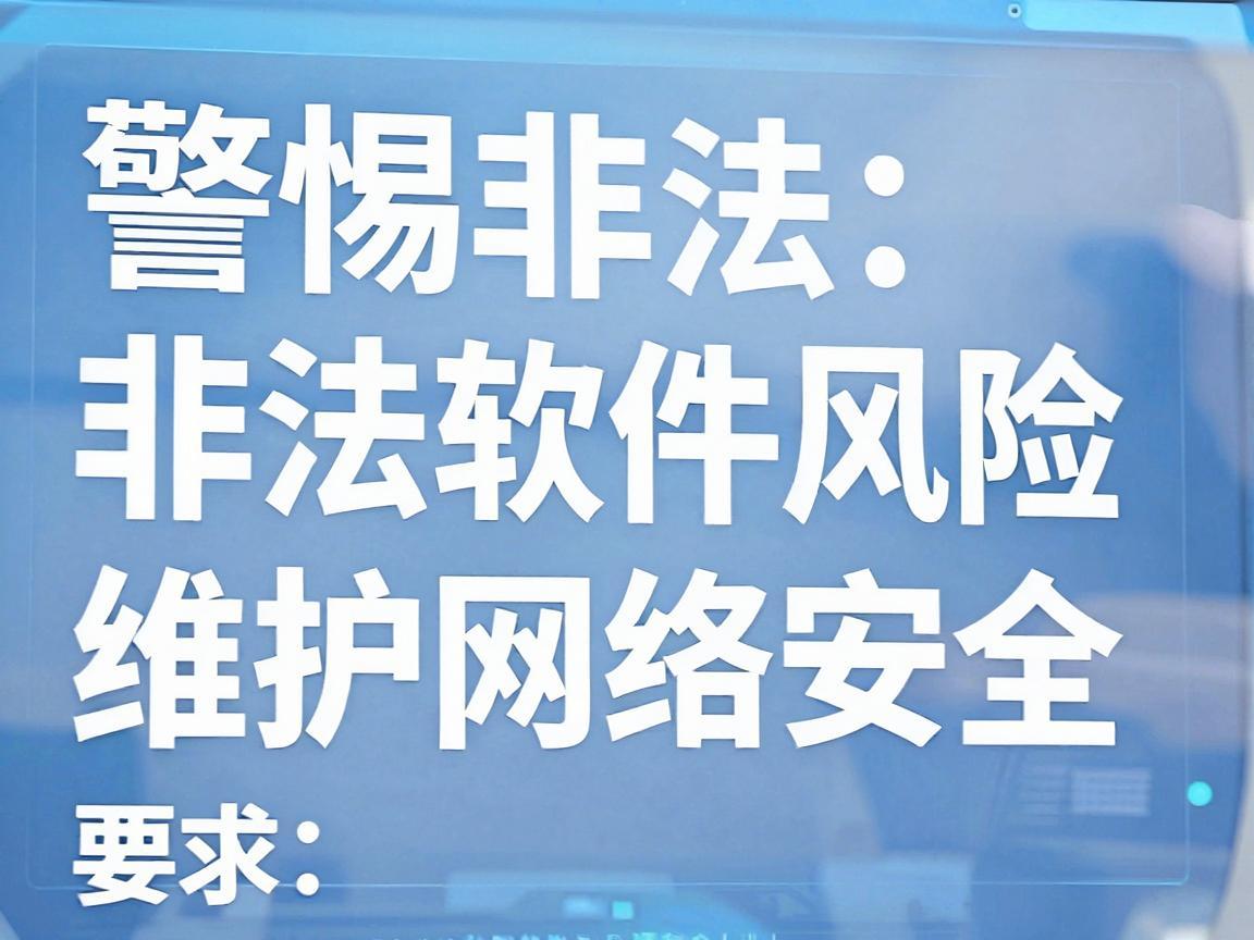 警惕非法软件风险，维护网络安全